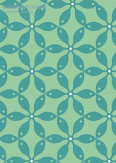 Geschenkpapier Blumenfisch