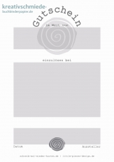 Postkarte Gutschein, Dots