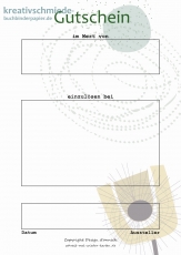 Postkarte Gutschein, Scandinavian Fall