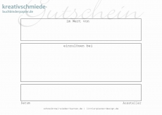 Postkarte Gutschein, Sommerwiese