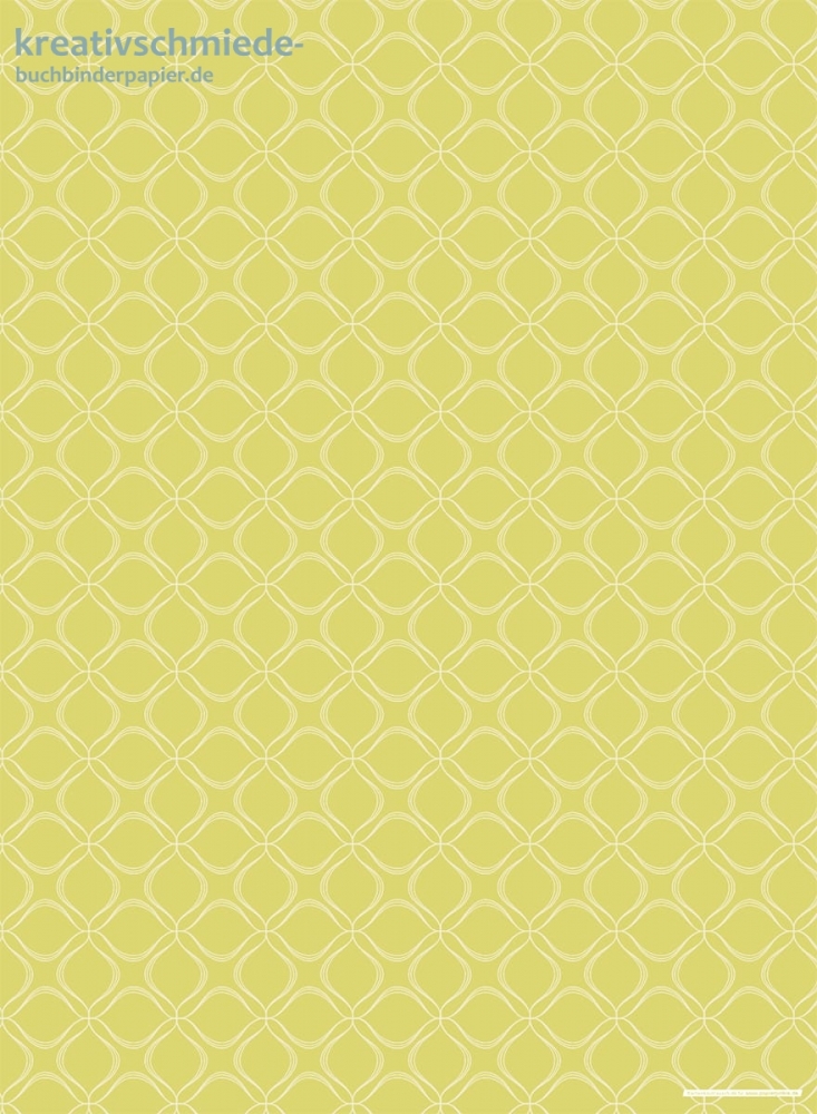 Geschenkpapier Grafikblumen auf Limone