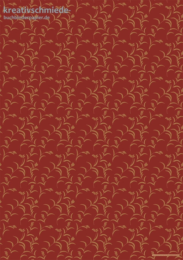 Geschenkpapier Schilf, rot