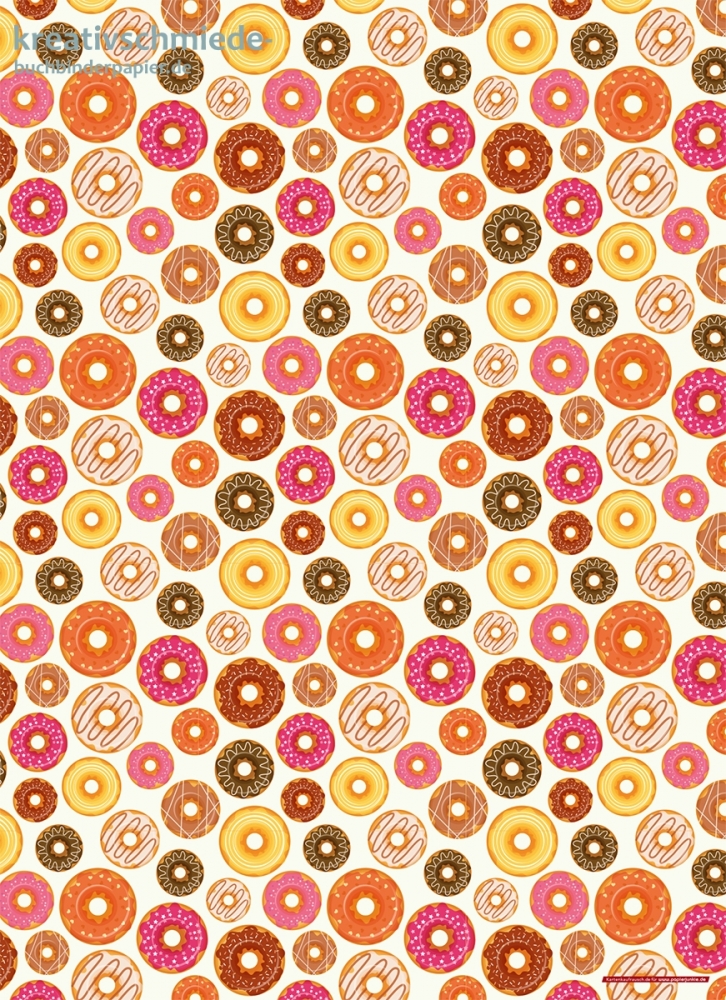 Geschenkpapier Donuts