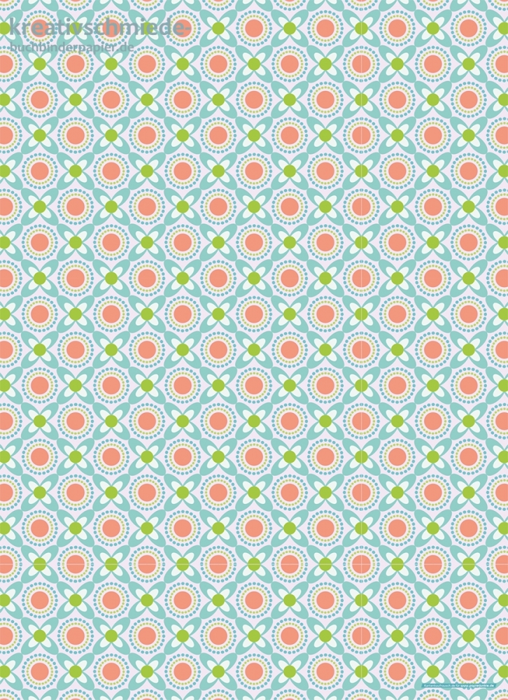 Geschenkpapier Sonne & Blume, hellblau