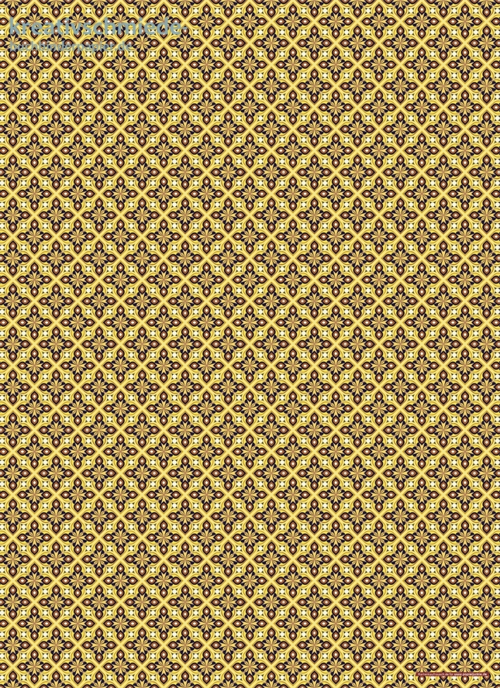 Geschenkpapier Kaleidoskop, Blume Braun
