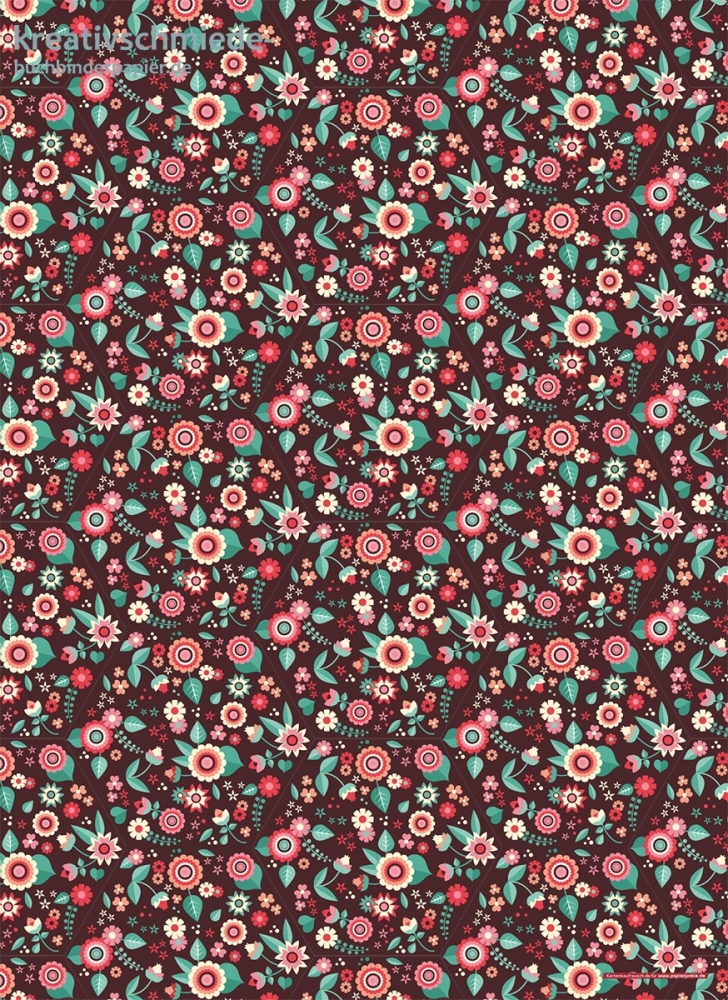 Geschenkpapier Flower Power