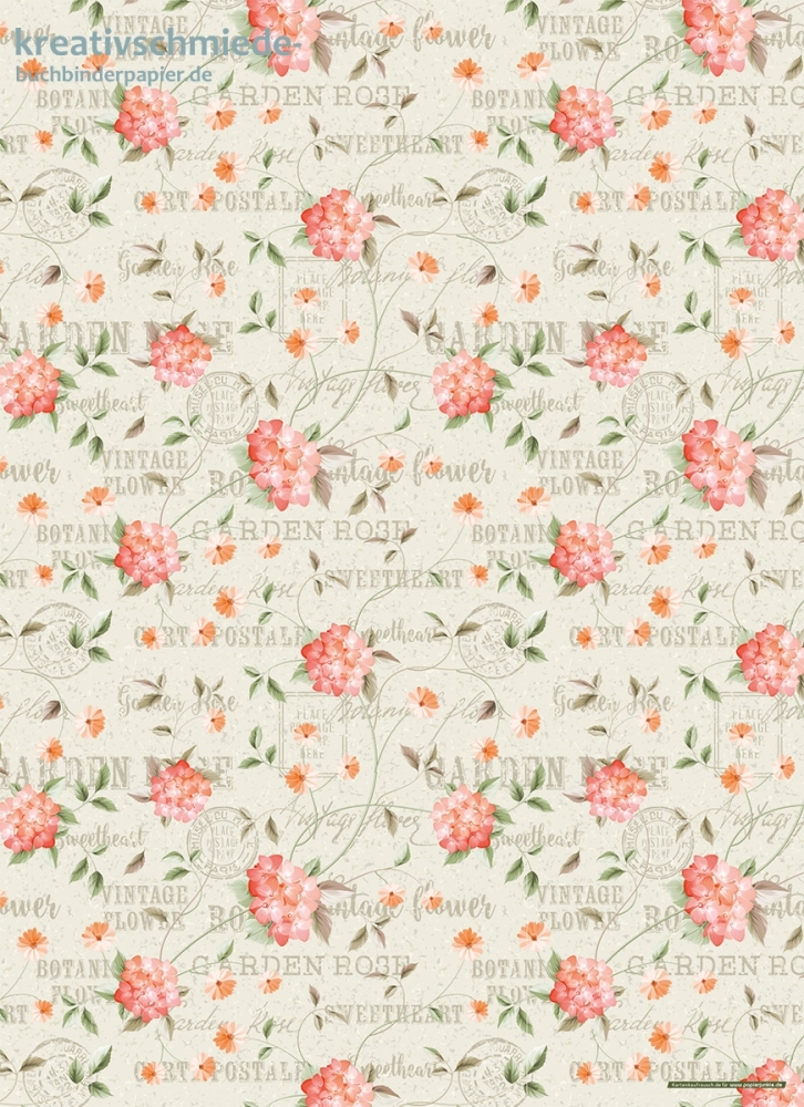 Geschenkpapier Garden Rose