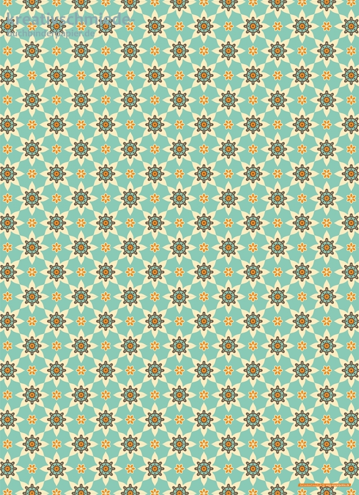 Geschenkpapier Sterne auf Hellblau