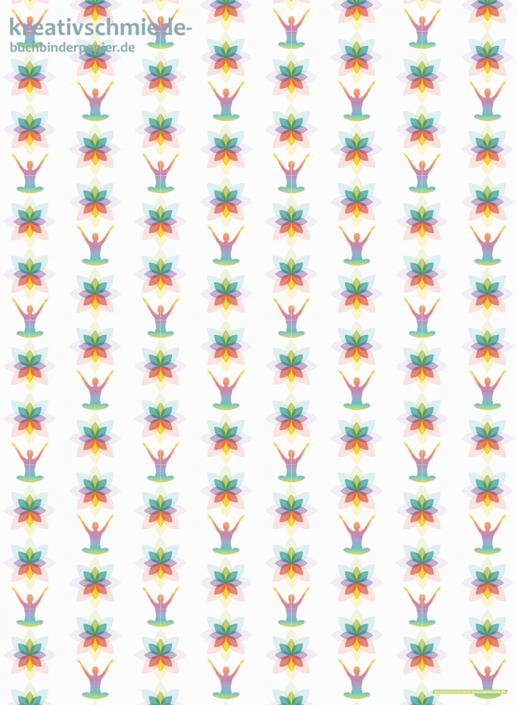 Geschenkpapier Yoga