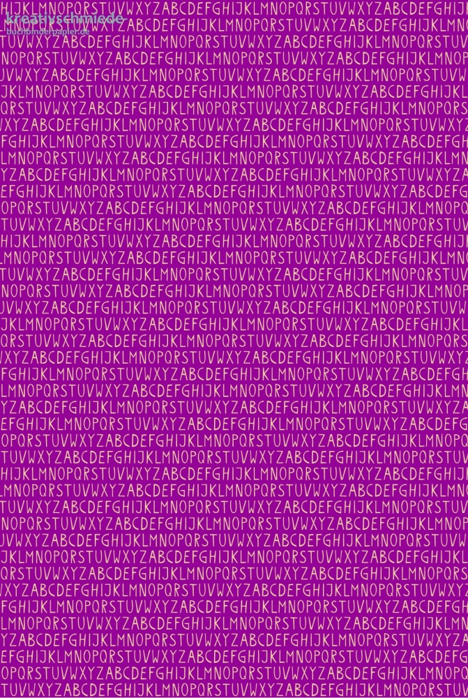 Geschenkpapier Buchstaben auf Pink