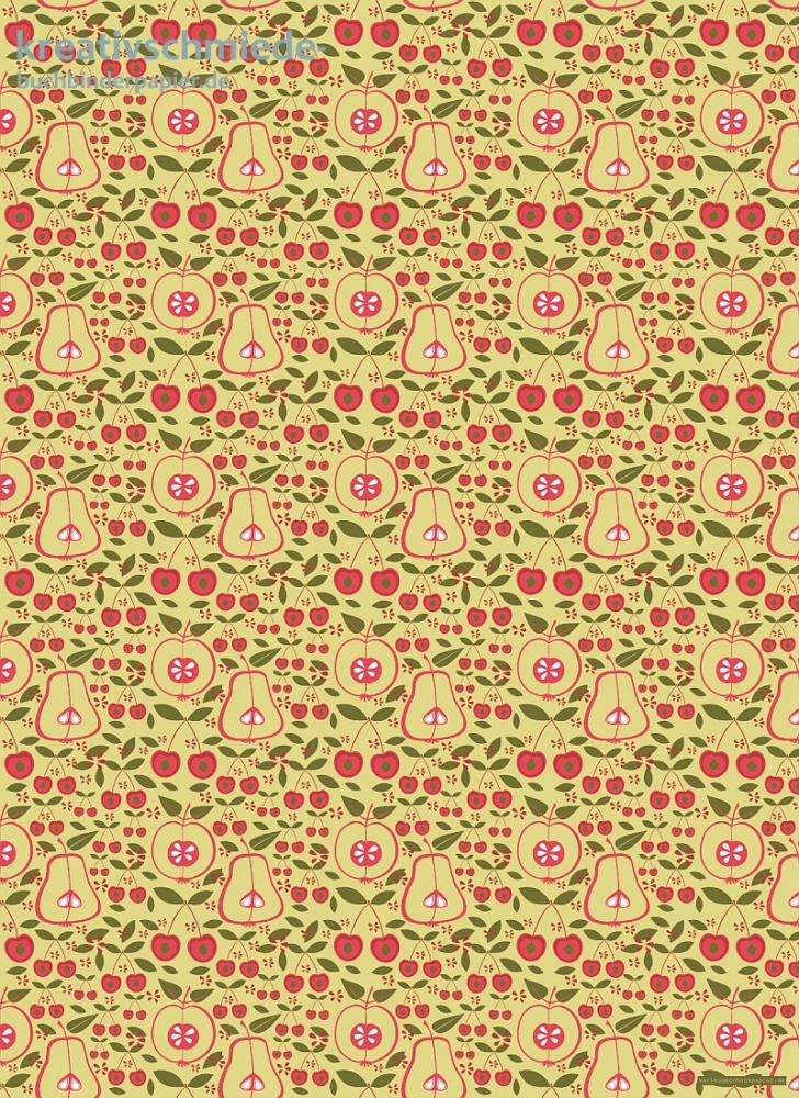 Geschenkpapier Obstgarten