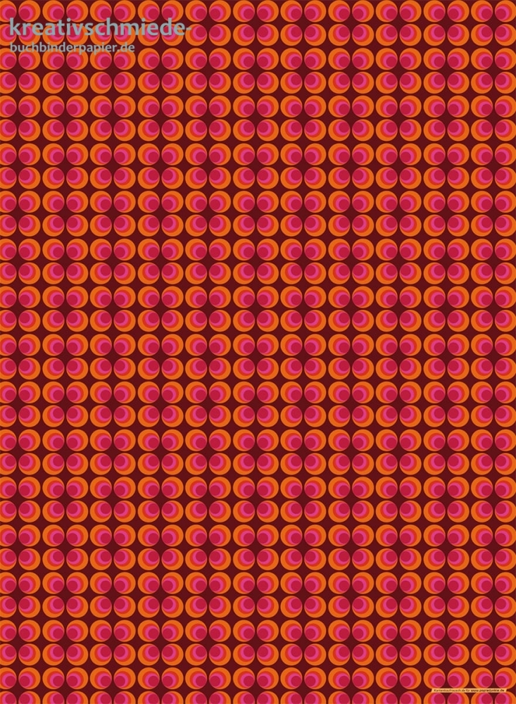 Geschenkpapier Retro-Spots, braun