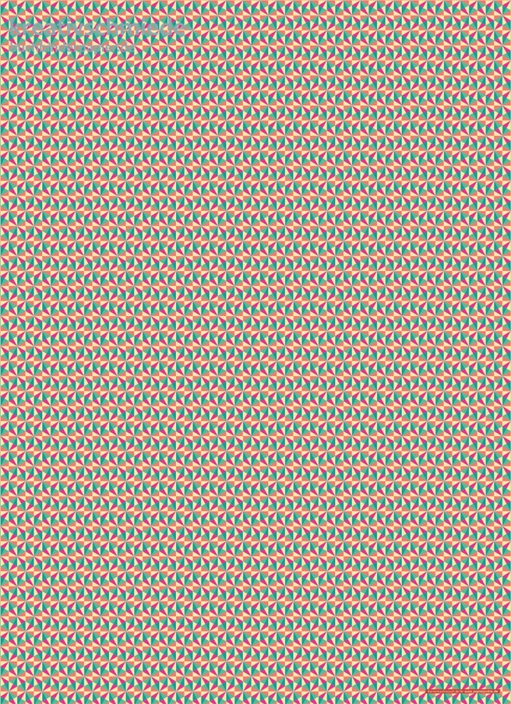 Geschenkpapier Kaleidoskop, bunt