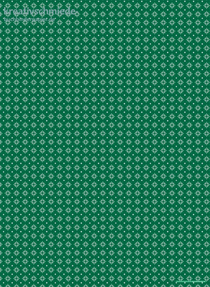 Geschenkpapier SternBlumen-Muster, grn
