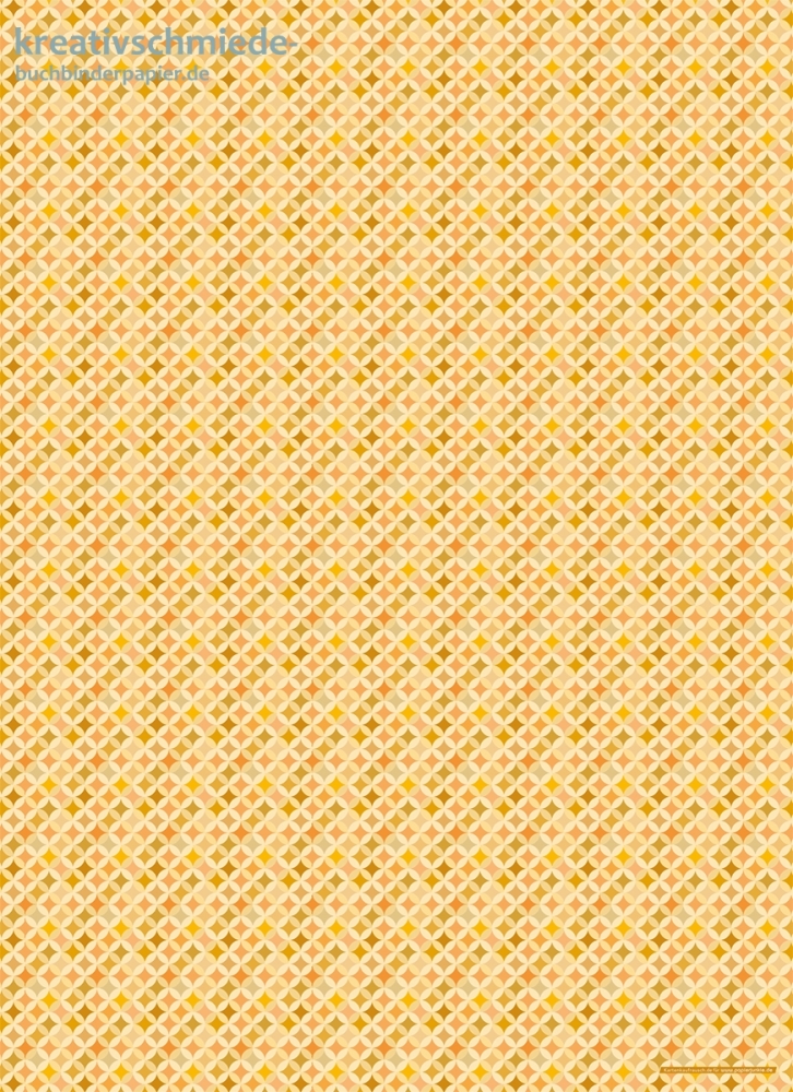 Geschenkpapier Mosaik-Raute, gelb