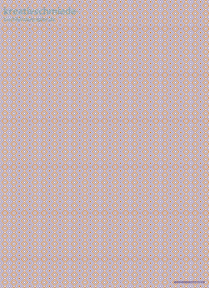 Geschenkpapier Rauten-Mosaik, rotbraun/blaugrau
