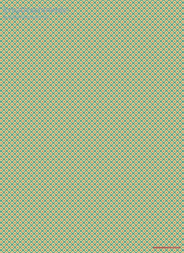 Geschenkpapier Raute mit Punkt, beige