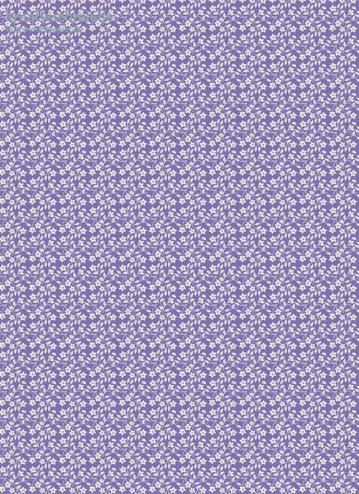 Geschenkpapier Blmchen auf Violett