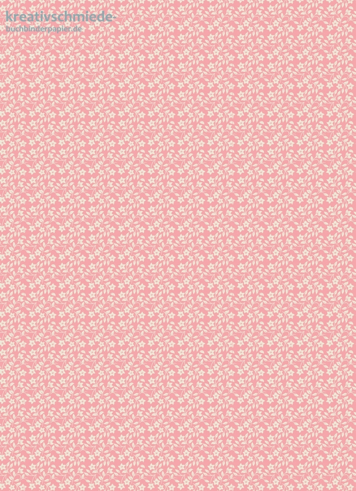 Geschenkpapier Blmchen auf Rosa