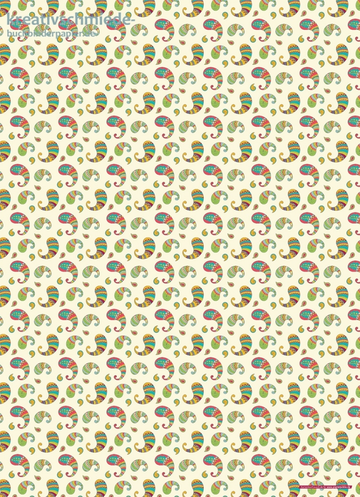 Geschenkpapier Paisley