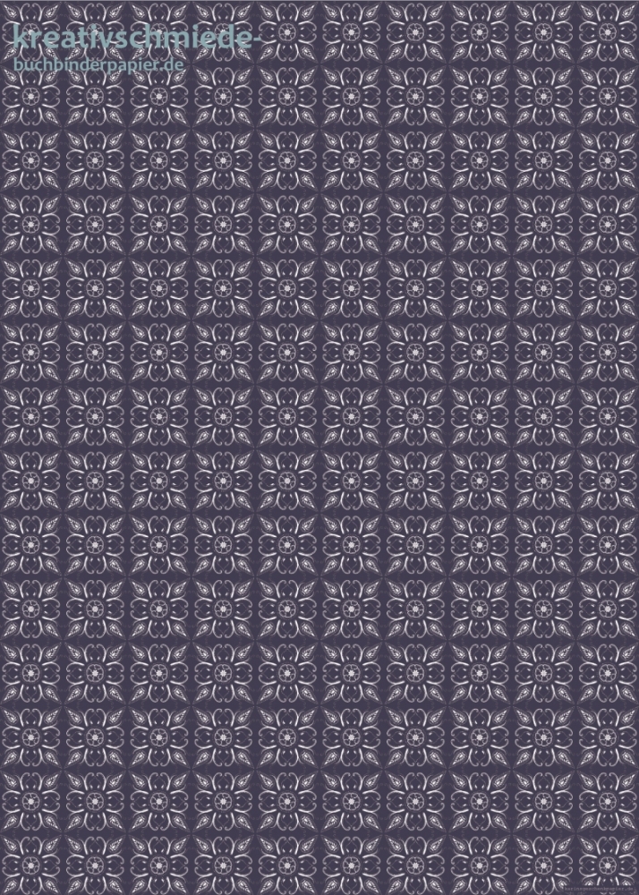 Geschenkpapier Bandana, Kacheln blau/wei