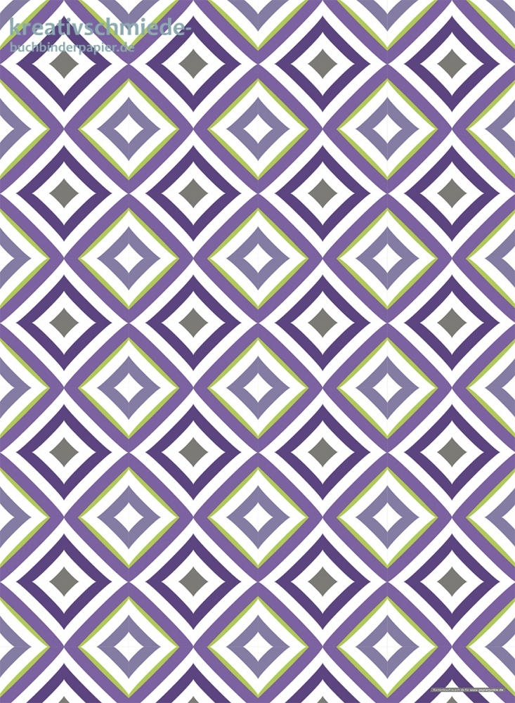 Geschenkpapier Diamonds, lila