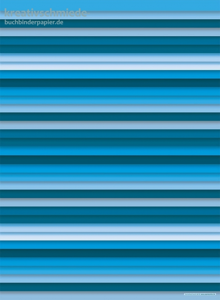 Geschenkpapier Streifen, blau