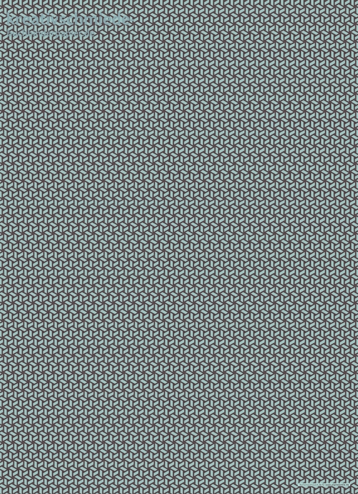 Geschenkpapier Geflecht, blau/braun