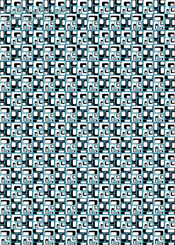 Geschenkpapier Quader, blau