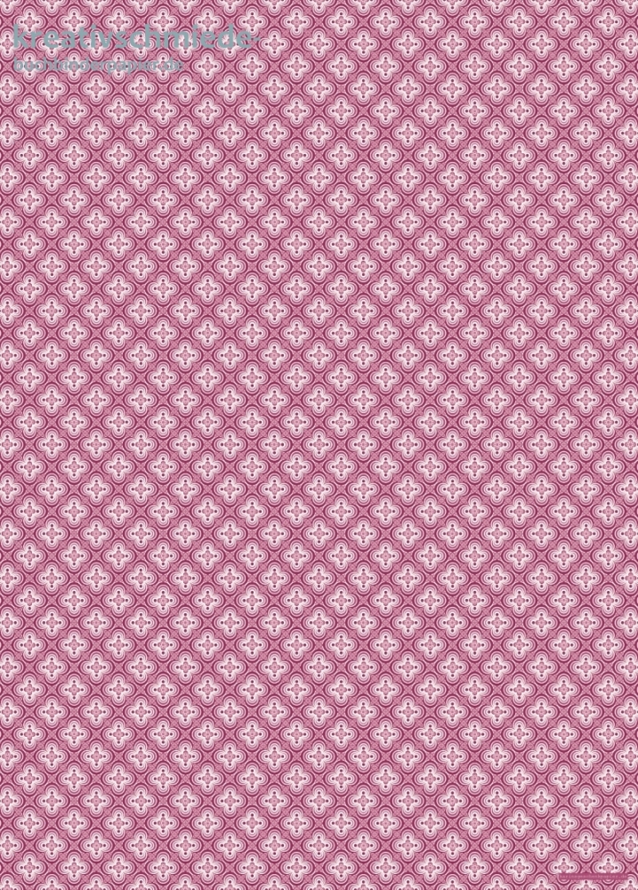 Geschenkpapier Vierpa, Blume pink