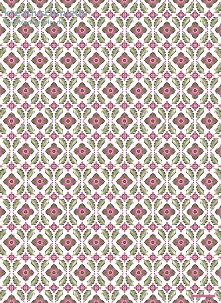 Geschenkpapier Gromutters Blumenwelt