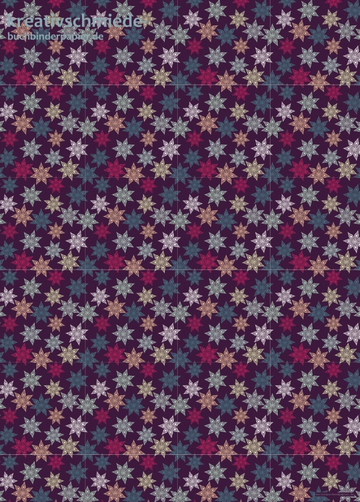 Geschenkpapier Weihnachtlicher Sternenhimmel