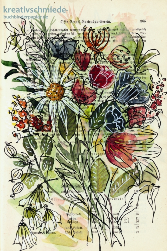 Geschenkpapier Freestyle flower