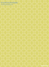 Geschenkpapier Grafikblumen auf Limone