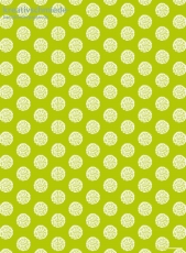 Geschenkpapier Laub-Punkte auf Grn