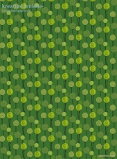 Geschenkpapier Laubbume, Grn auf Grn (F*)