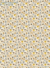 Geschenkpapier Kaffee & Muffins (R*)