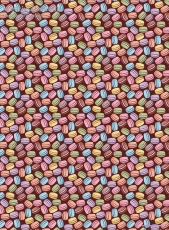Geschenkpapier Macarons