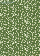 Geschenkpapier Blumen auf Grn