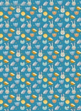 Geschenkpapier Katze, Fuchs & Hase