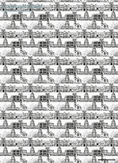 Geschenkpapier Architektur s/w
