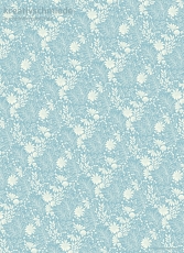 Geschenkpapier Blumen & Zweige, blau