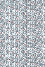 Geschenkpapier Kleinbuchstaben