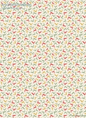 Geschenkpapier buntes Hirsch Mosaik