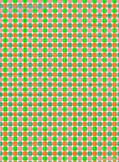 Geschenkpapier Karos + Linien schmal, grn/orange