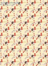 Geschenkpapier Geisha
