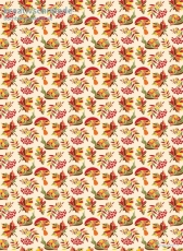 Geschenkpapier Die Schnecke und der Herbst