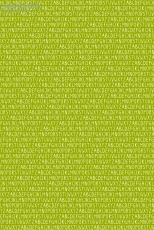 Geschenkpapier Buchstaben, hellgrn/wei