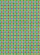 Geschenkpapier Retro-Karos, grn/braun
