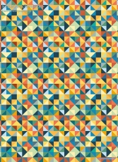 Geschenkpapier Retro, Dreiecke